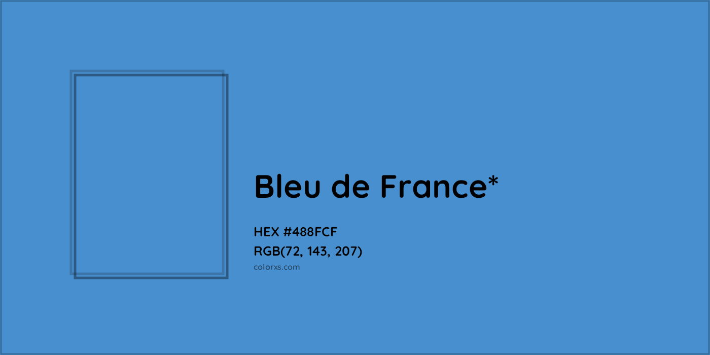HEX #488FCF Color Name, Color Code, Palettes, Similar Paints, Images