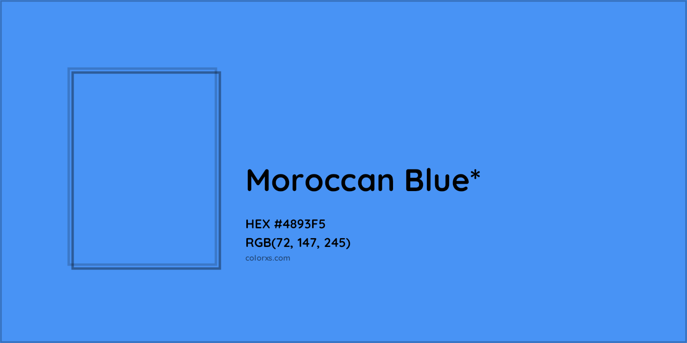 HEX #4893F5 Color Name, Color Code, Palettes, Similar Paints, Images