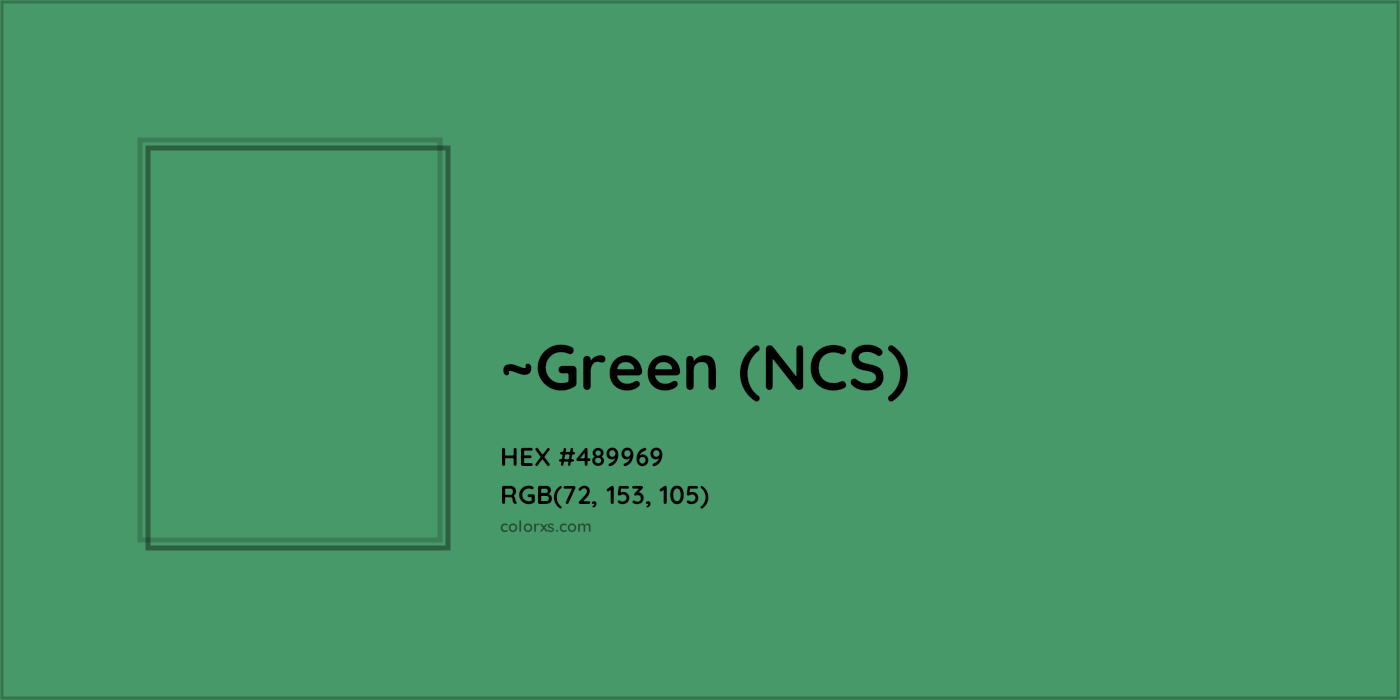 HEX #489969 Color Name, Color Code, Palettes, Similar Paints, Images