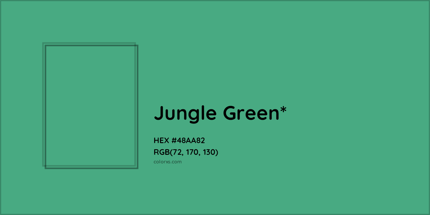 HEX #48AA82 Color Name, Color Code, Palettes, Similar Paints, Images