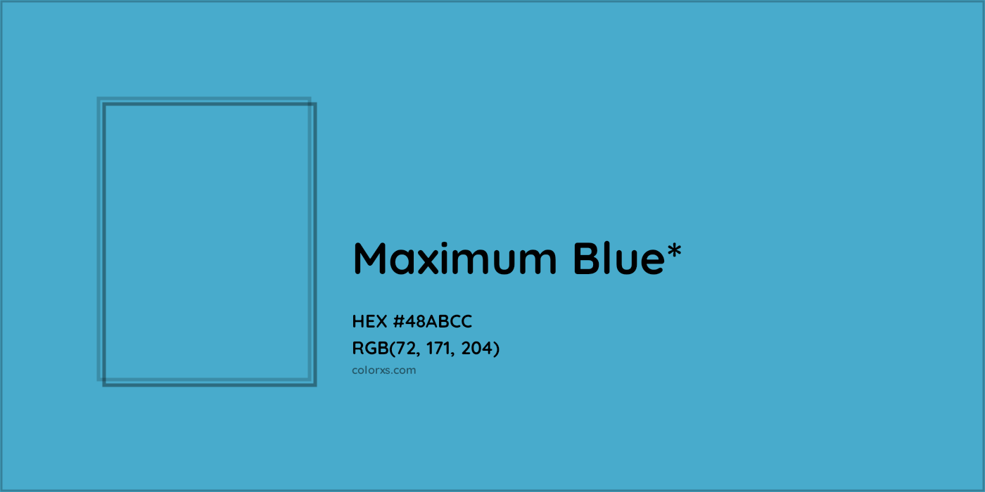 HEX #48ABCC Color Name, Color Code, Palettes, Similar Paints, Images