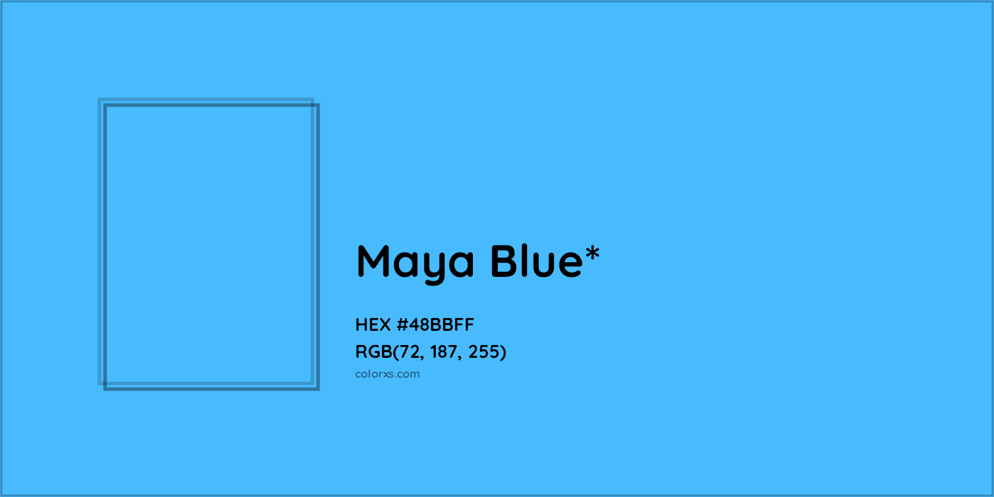 HEX #48BBFF Color Name, Color Code, Palettes, Similar Paints, Images
