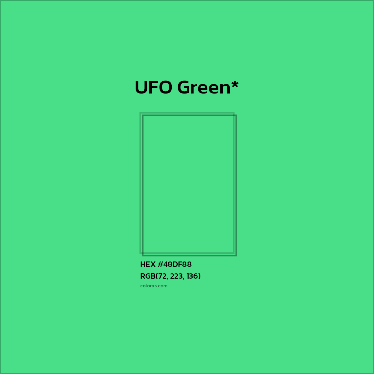 HEX #48DF88 Color Name, Color Code, Palettes, Similar Paints, Images