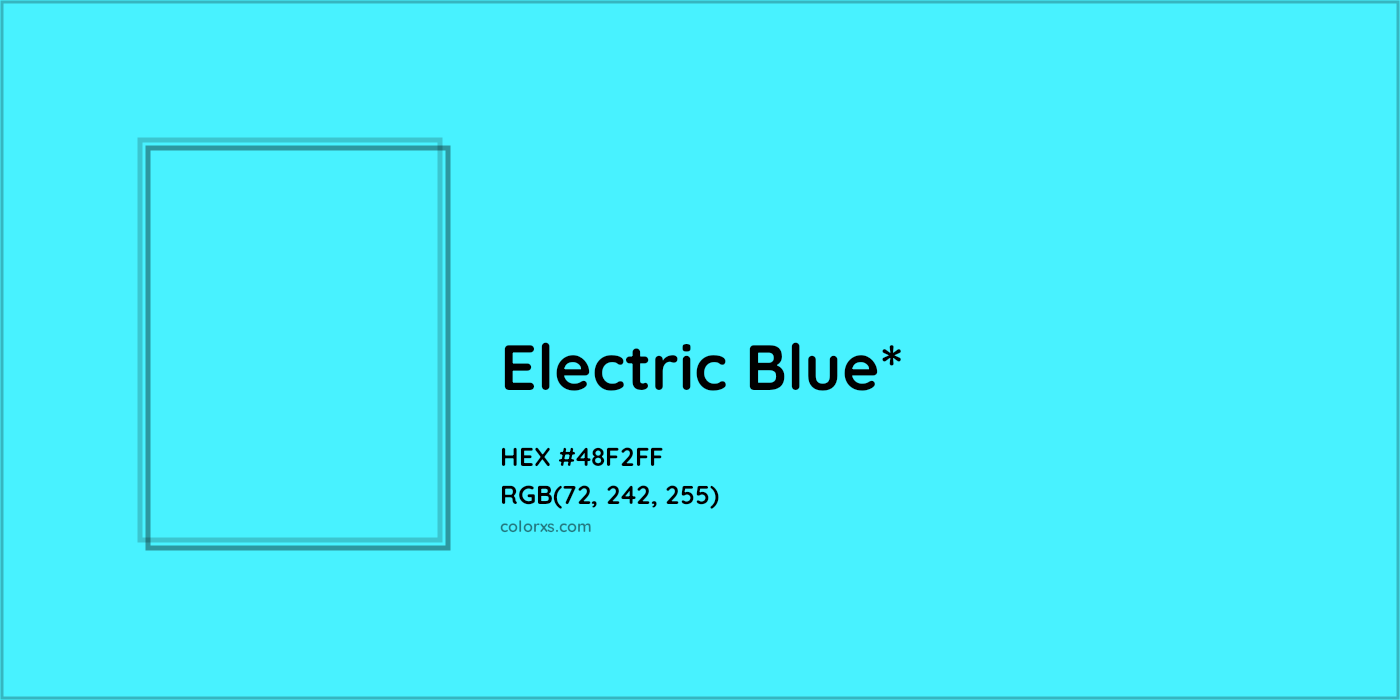 HEX #48F2FF Color Name, Color Code, Palettes, Similar Paints, Images