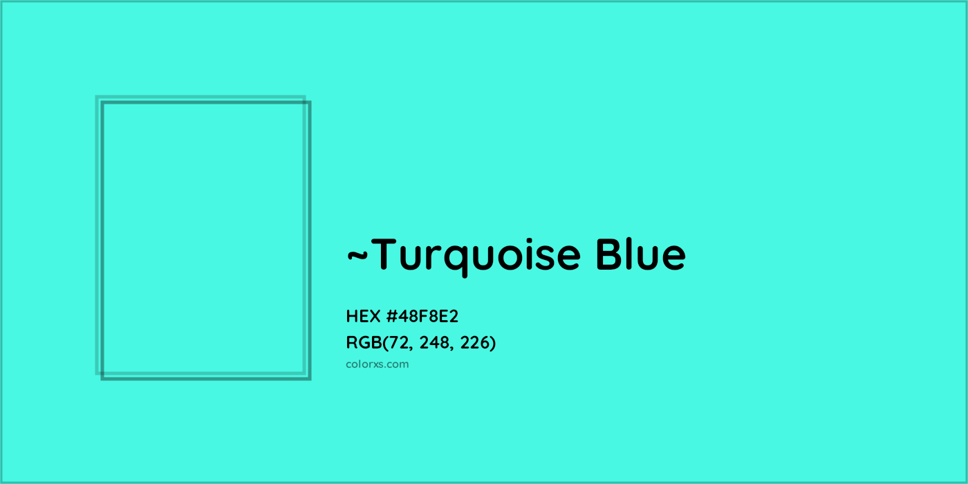 HEX #48F8E2 Color Name, Color Code, Palettes, Similar Paints, Images