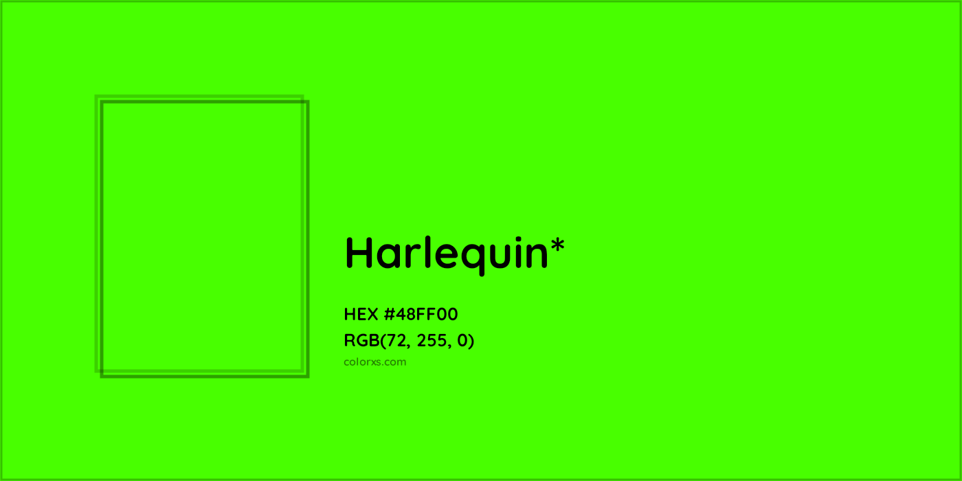 HEX #48FF00 Color Name, Color Code, Palettes, Similar Paints, Images