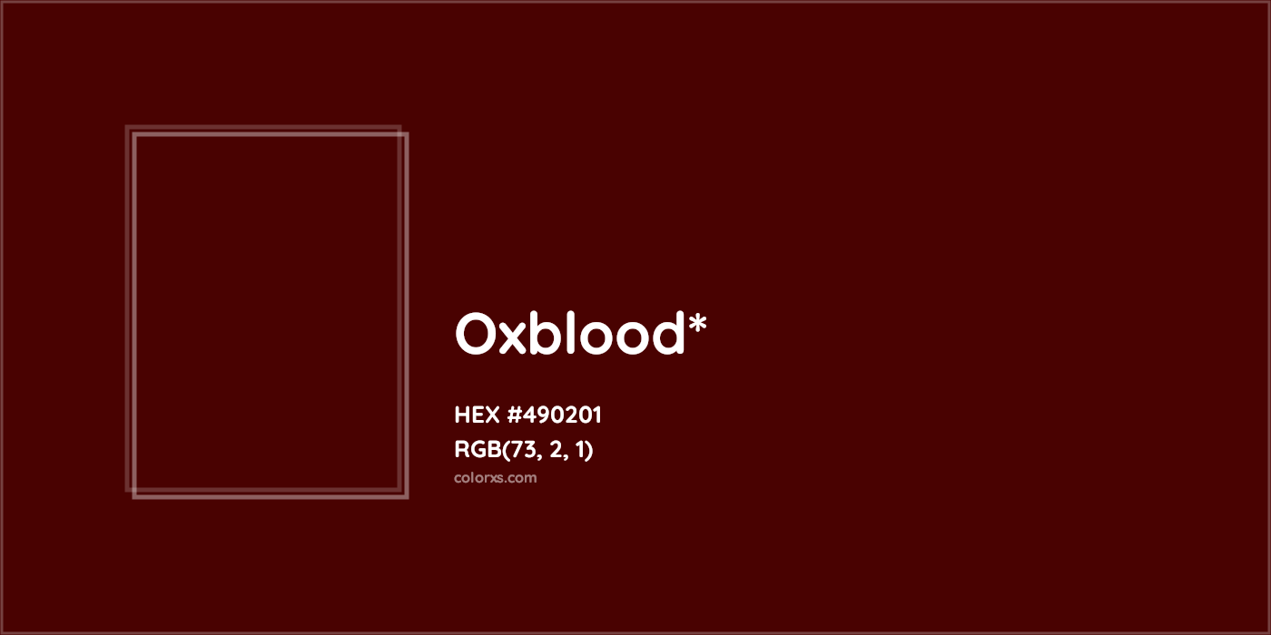 HEX #490201 Color Name, Color Code, Palettes, Similar Paints, Images