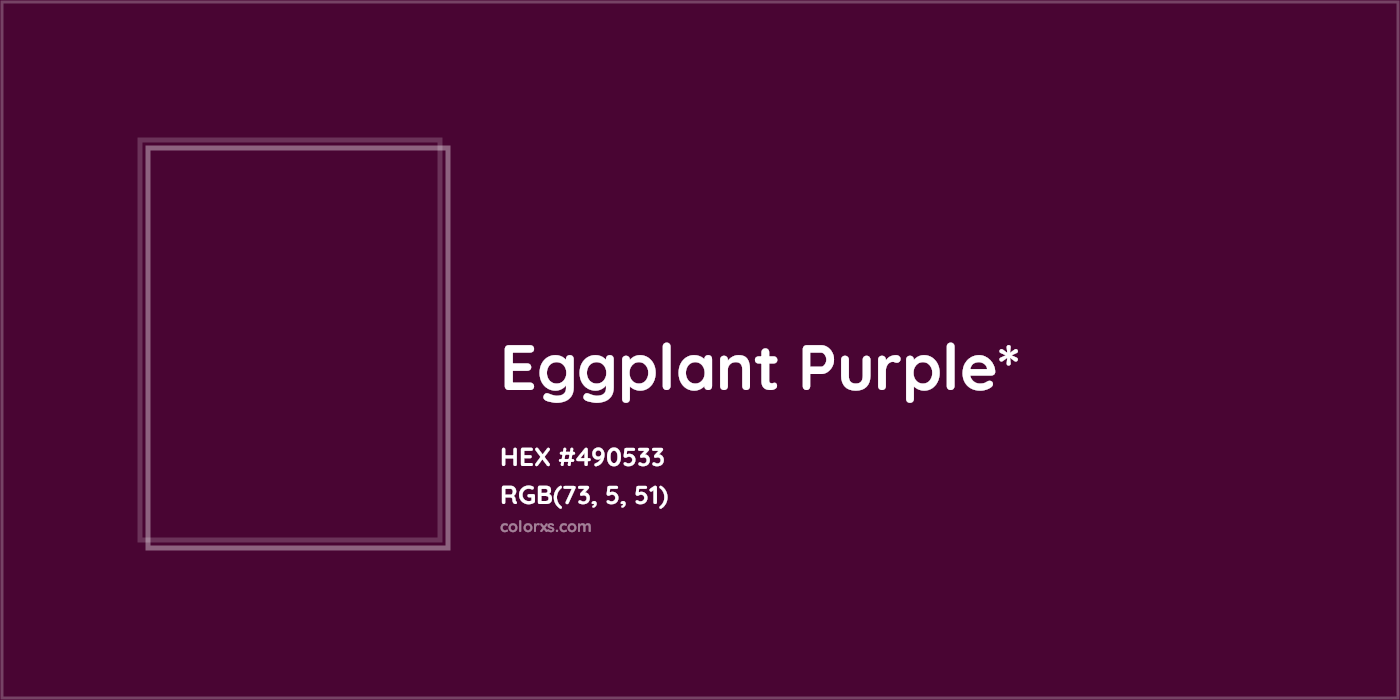 HEX #490533 Color Name, Color Code, Palettes, Similar Paints, Images