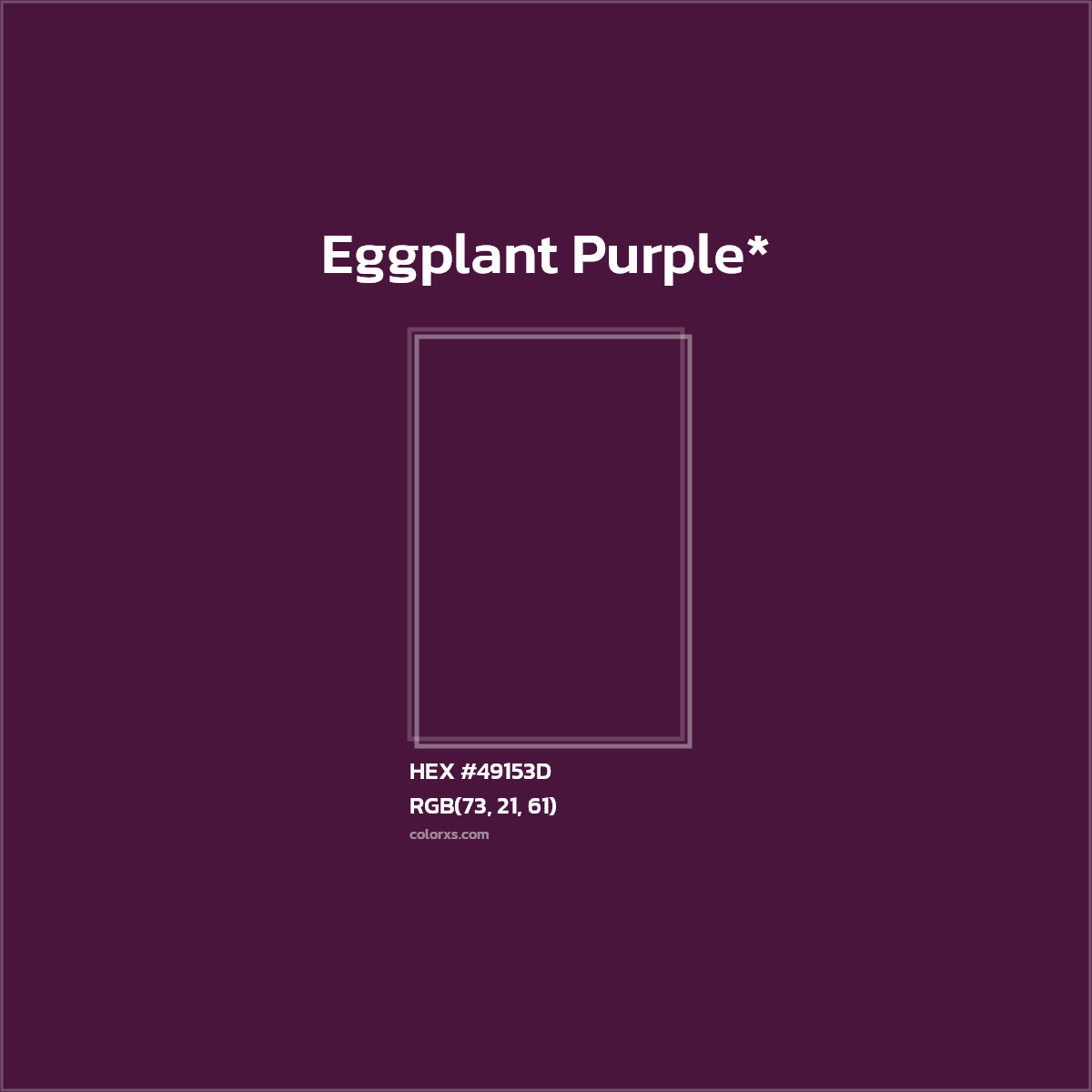 HEX #49153D Color Name, Color Code, Palettes, Similar Paints, Images