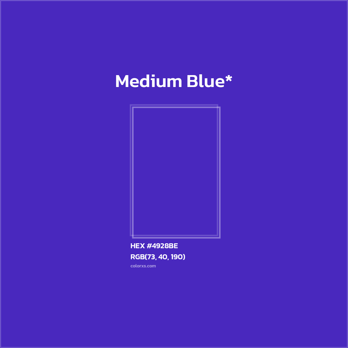 HEX #4928BE Color Name, Color Code, Palettes, Similar Paints, Images
