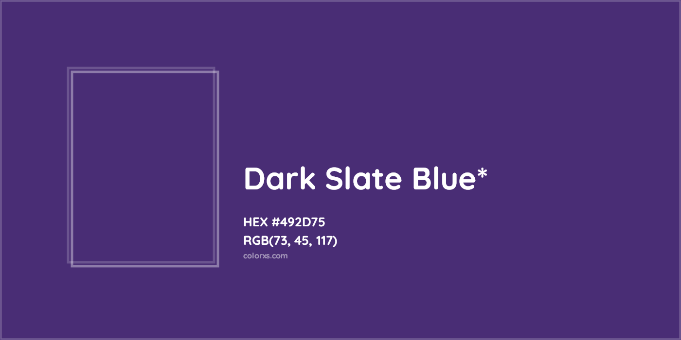 HEX #492D75 Color Name, Color Code, Palettes, Similar Paints, Images