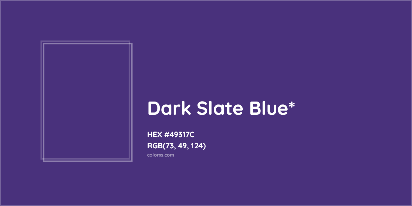 HEX #49317C Color Name, Color Code, Palettes, Similar Paints, Images