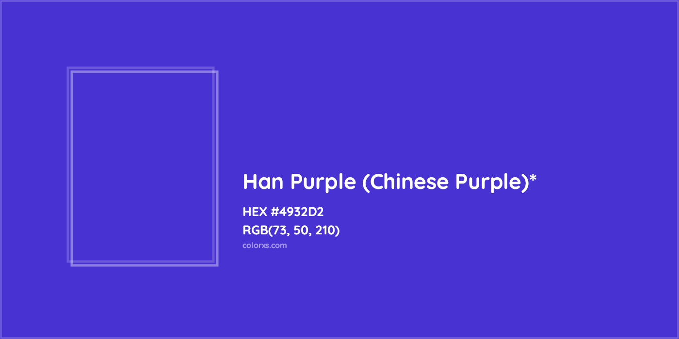 HEX #4932D2 Color Name, Color Code, Palettes, Similar Paints, Images
