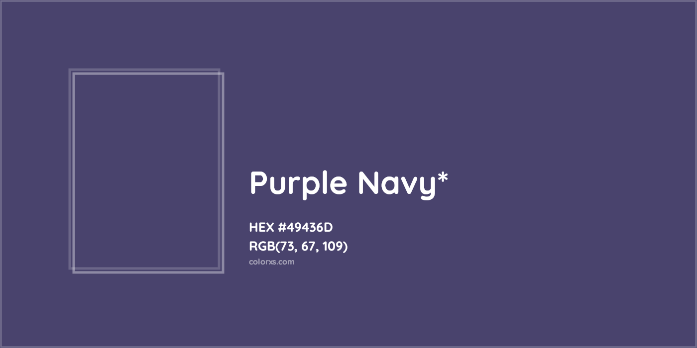 HEX #49436D Color Name, Color Code, Palettes, Similar Paints, Images