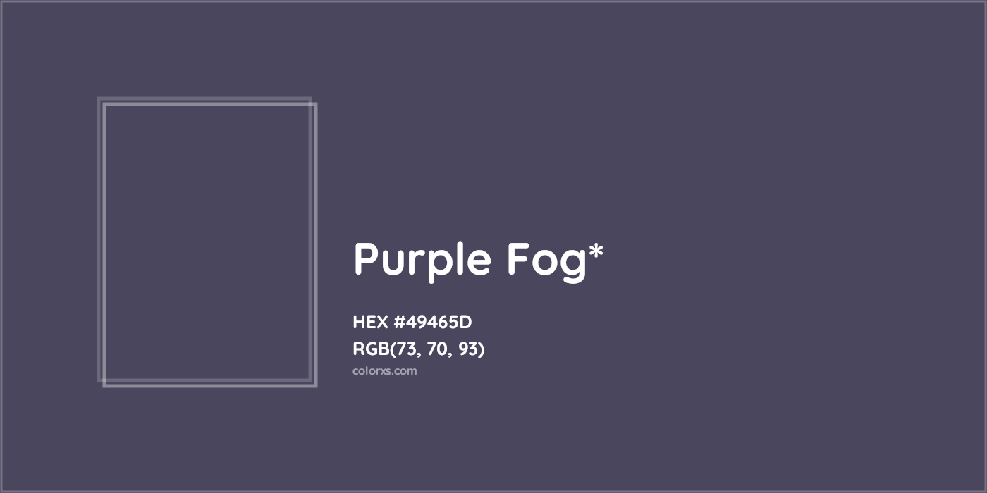 HEX #49465D Color Name, Color Code, Palettes, Similar Paints, Images