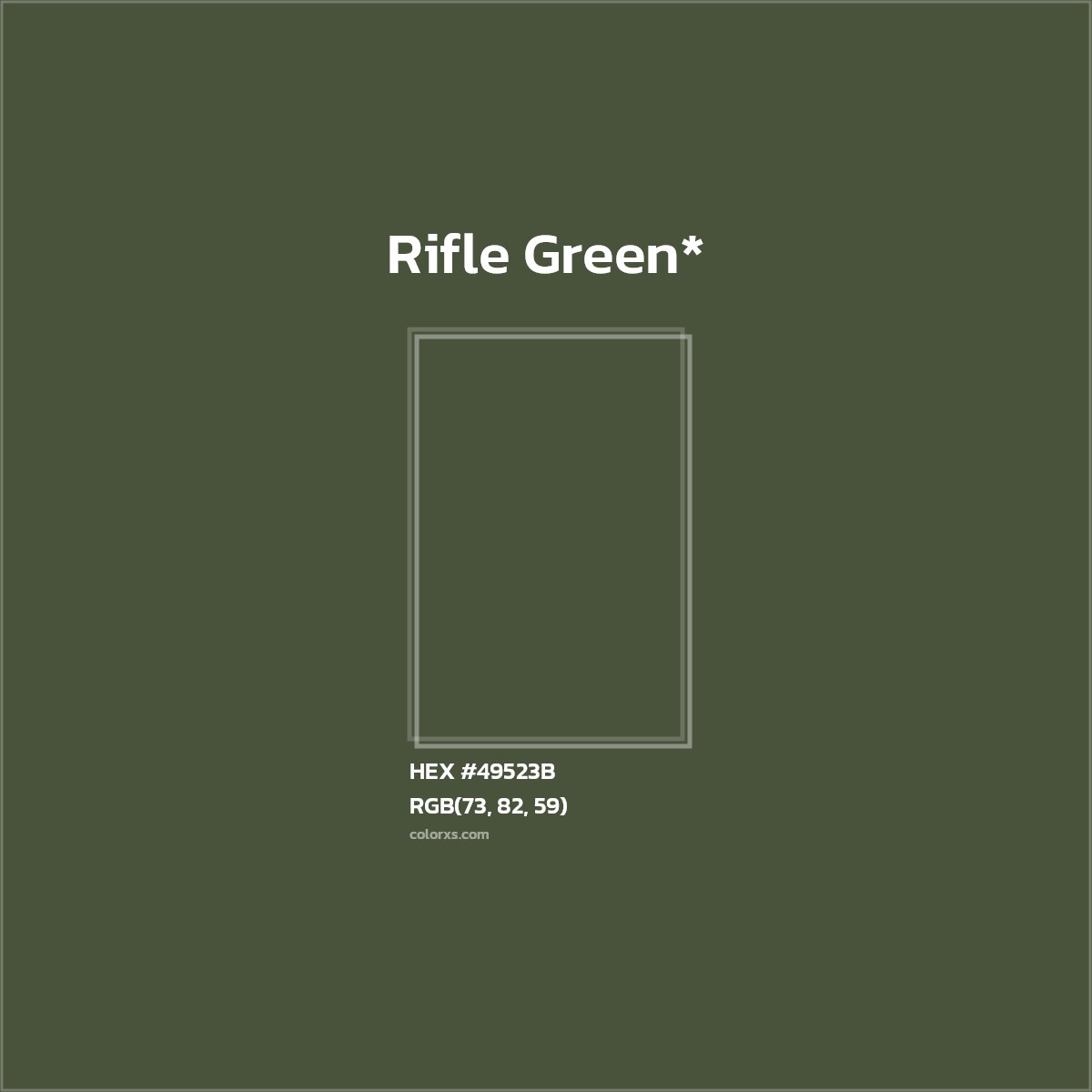 HEX #49523B Color Name, Color Code, Palettes, Similar Paints, Images