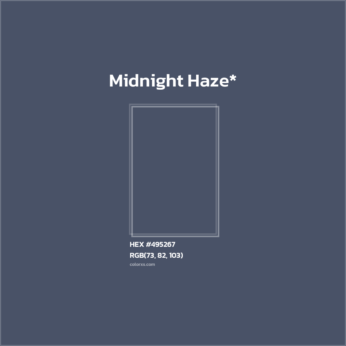 HEX #495267 Color Name, Color Code, Palettes, Similar Paints, Images