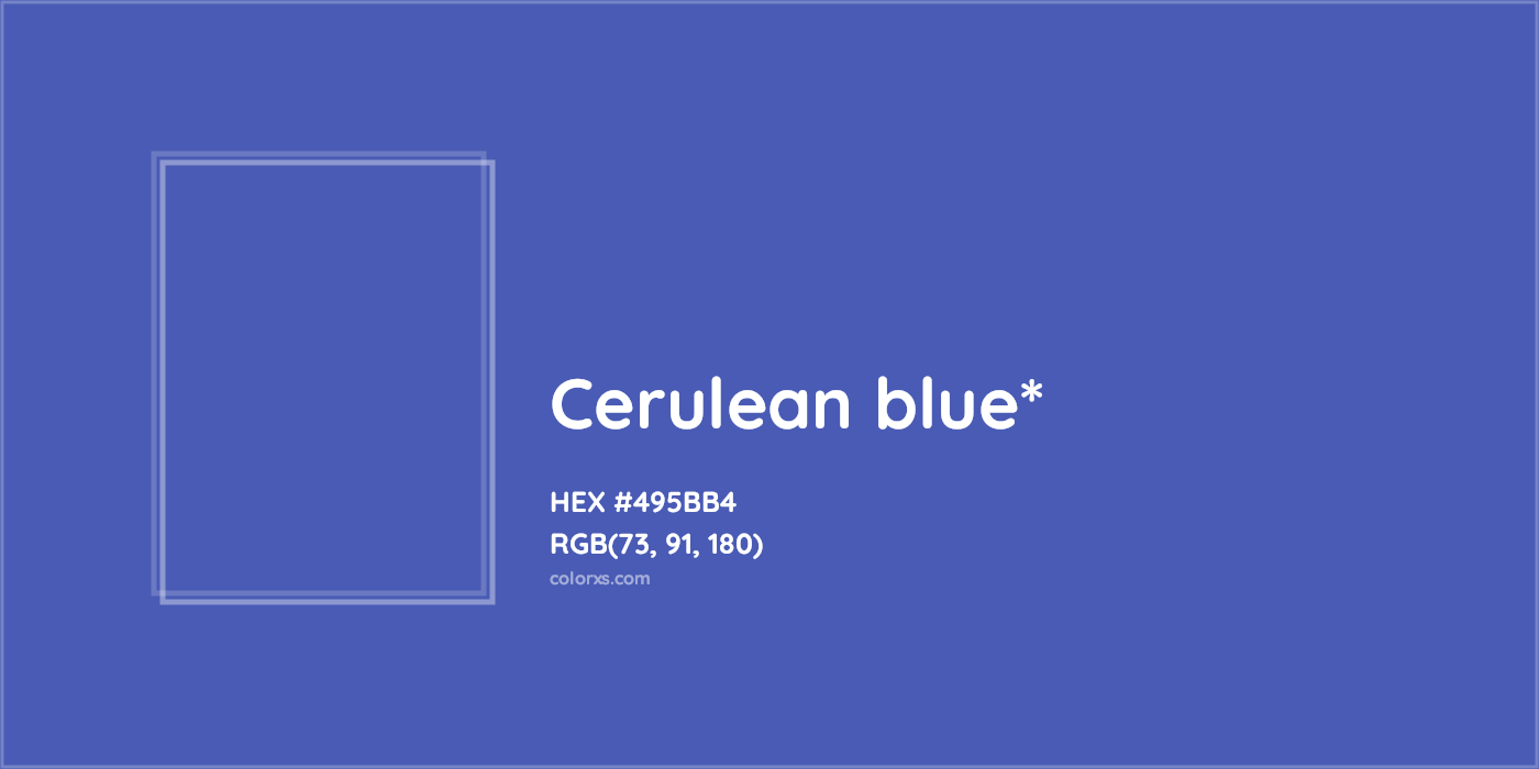 HEX #495BB4 Color Name, Color Code, Palettes, Similar Paints, Images