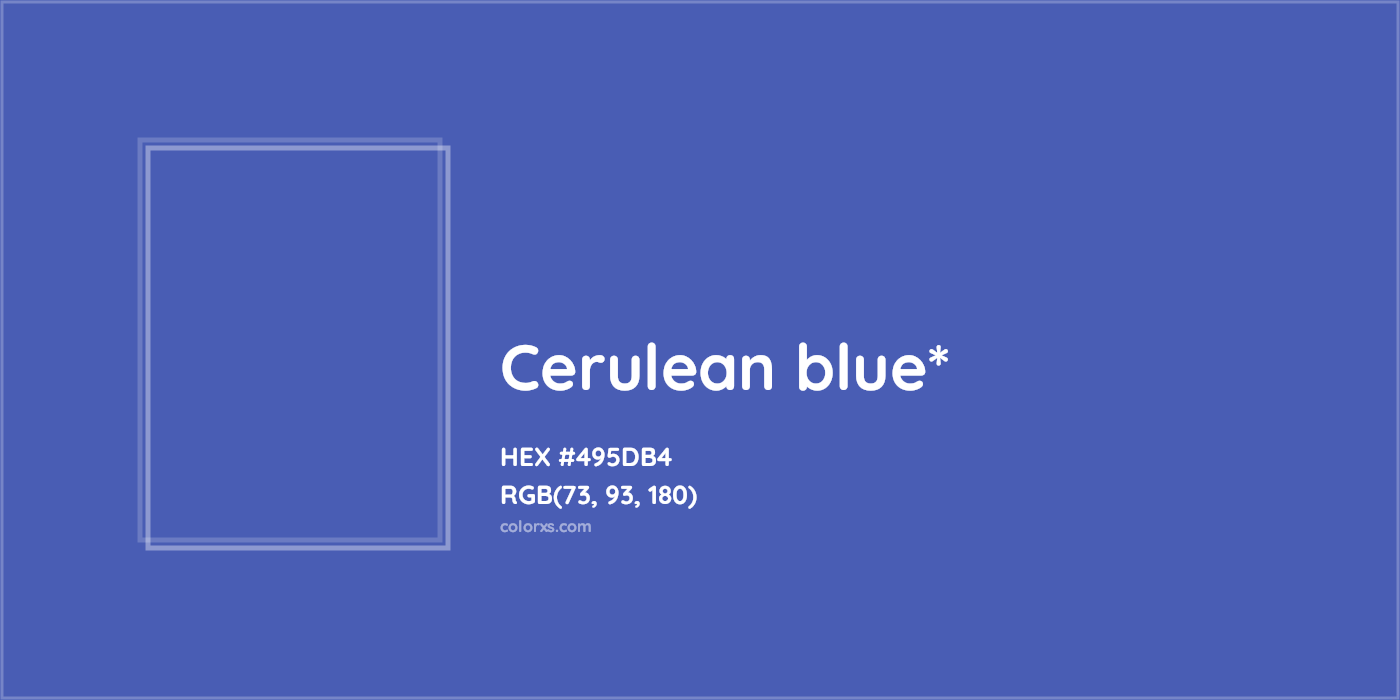 HEX #495DB4 Color Name, Color Code, Palettes, Similar Paints, Images