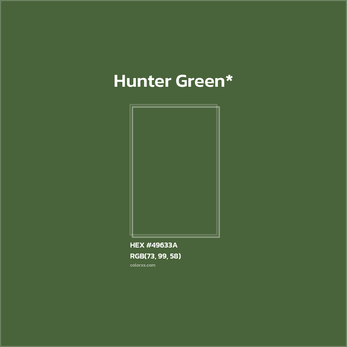 HEX #49633A Color Name, Color Code, Palettes, Similar Paints, Images