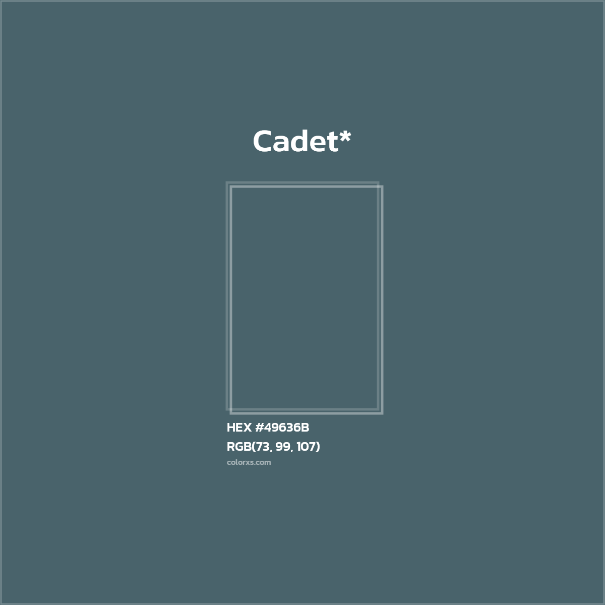 HEX #49636B Color Name, Color Code, Palettes, Similar Paints, Images