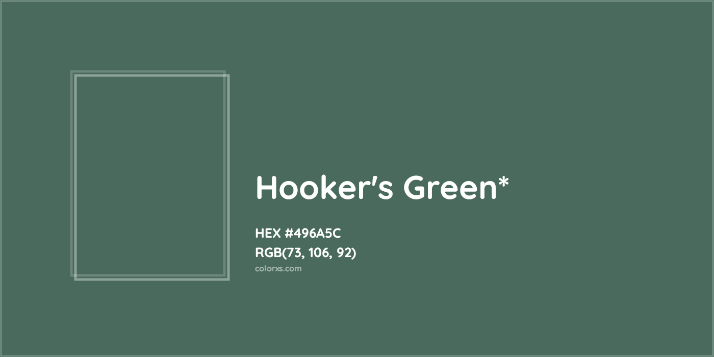 HEX #496A5C Color Name, Color Code, Palettes, Similar Paints, Images