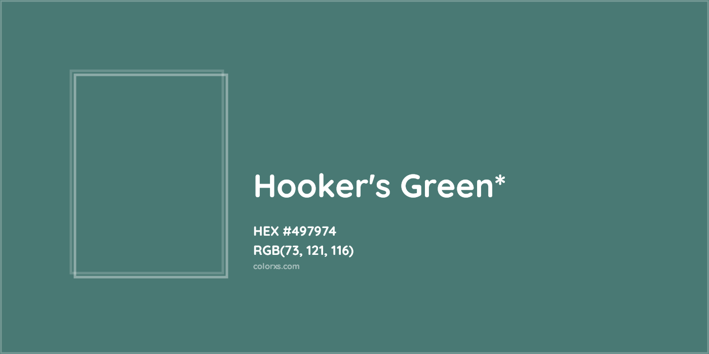 HEX #497974 Color Name, Color Code, Palettes, Similar Paints, Images