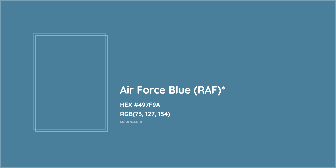 HEX #497F9A Color Name, Color Code, Palettes, Similar Paints, Images