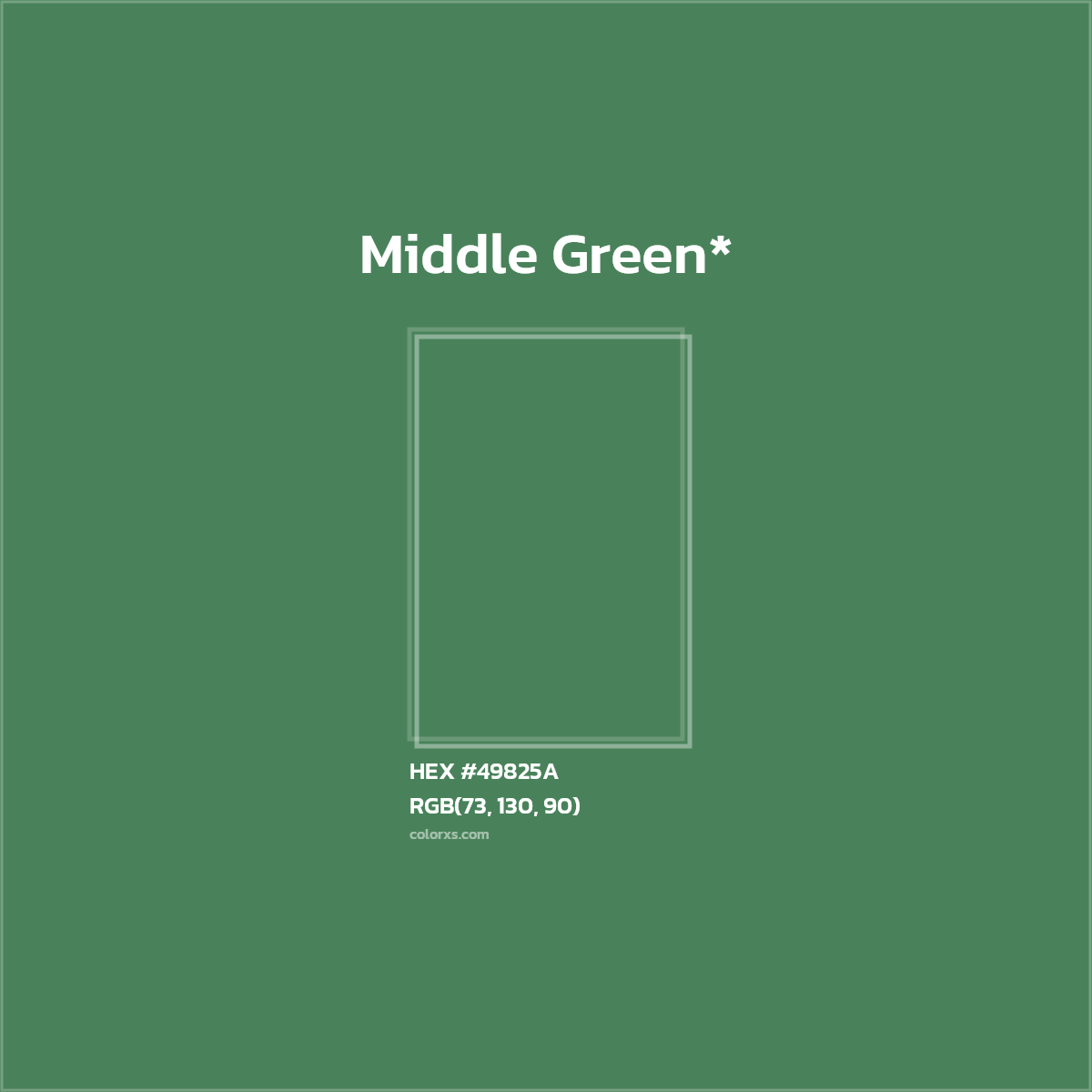 HEX #49825A Color Name, Color Code, Palettes, Similar Paints, Images