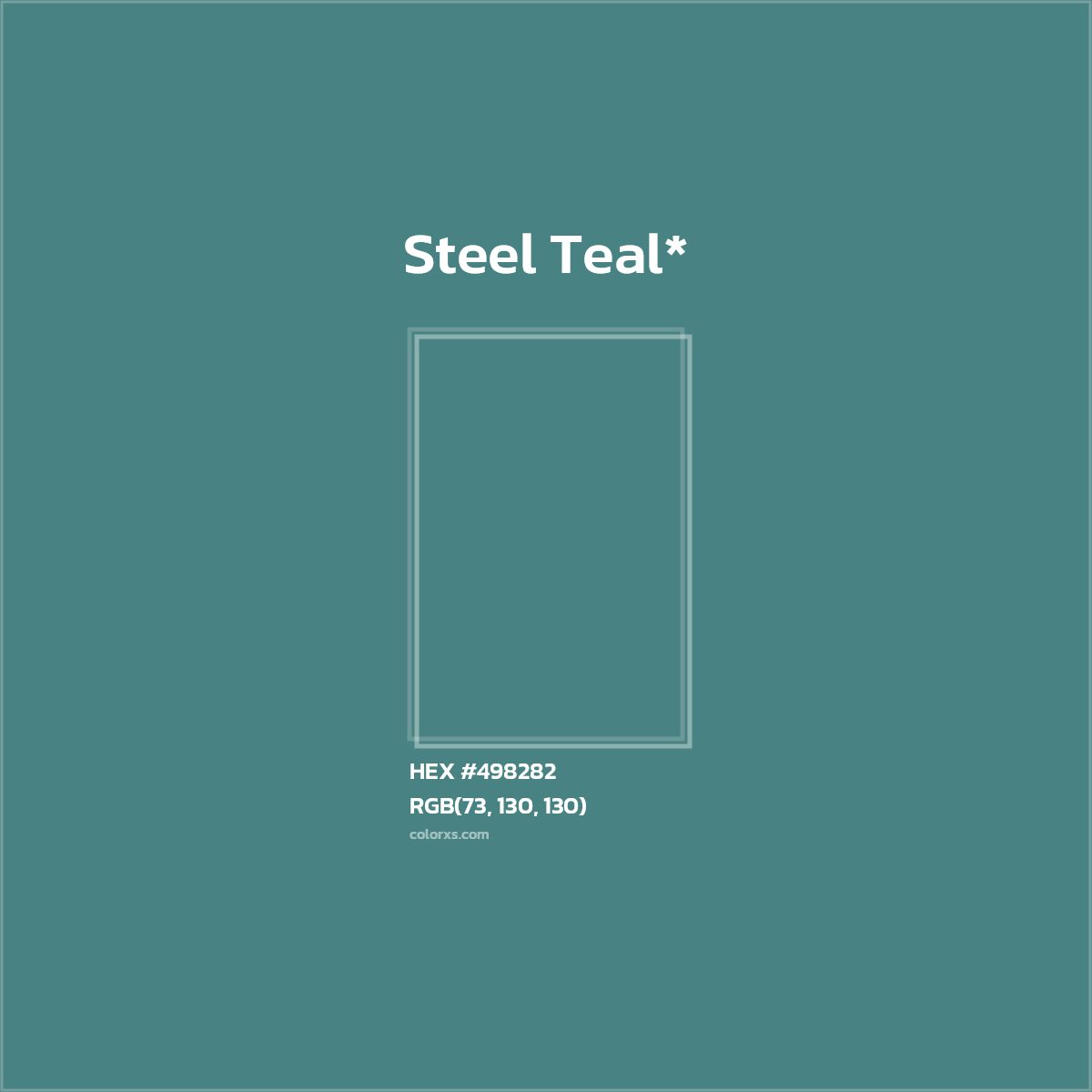 HEX #498282 Color Name, Color Code, Palettes, Similar Paints, Images