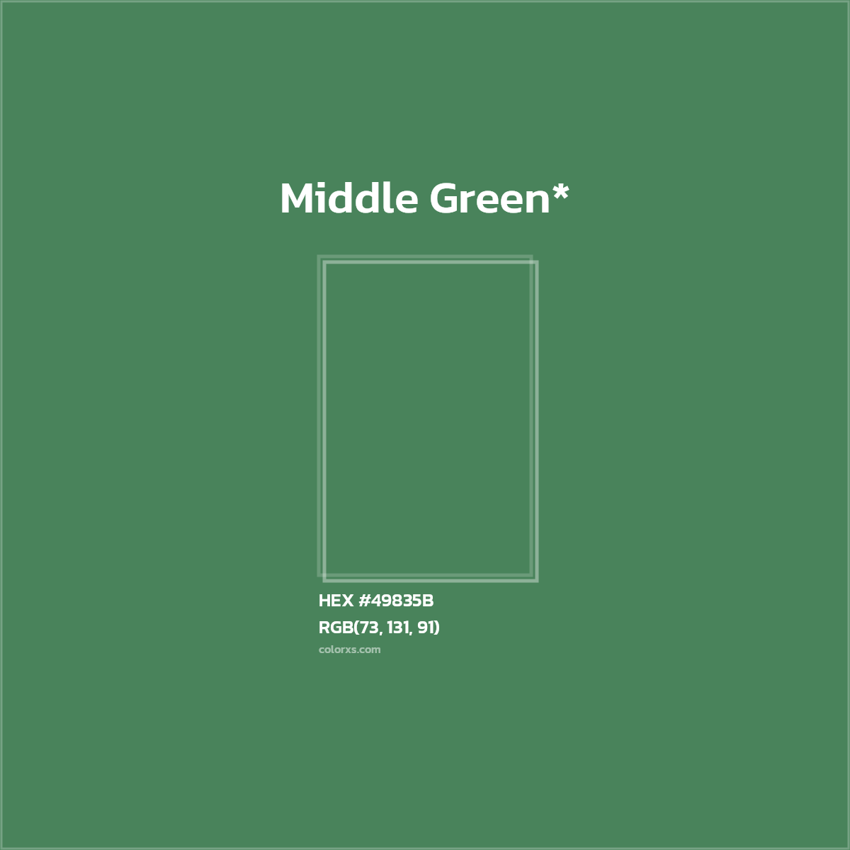 HEX #49835B Color Name, Color Code, Palettes, Similar Paints, Images