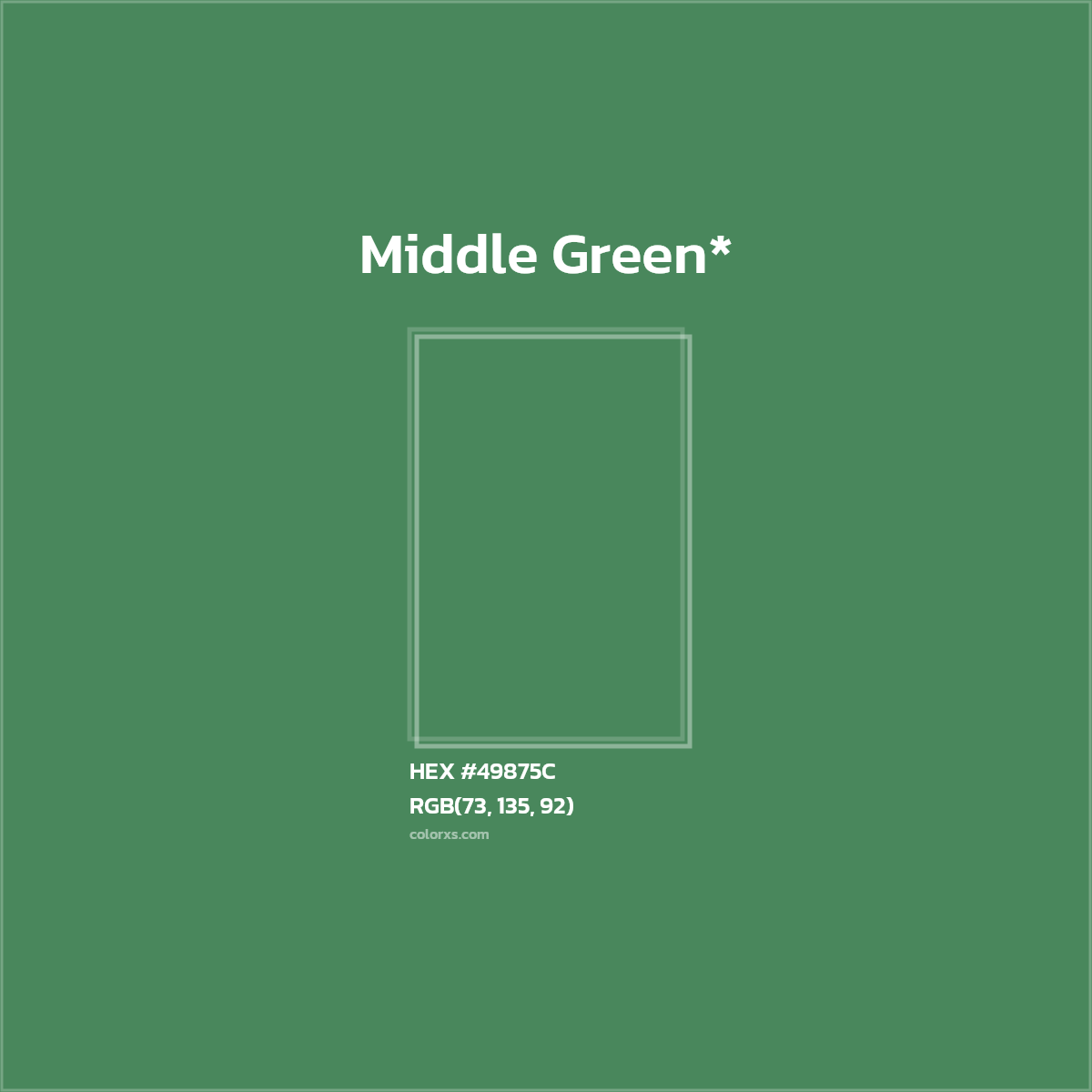 HEX #49875C Color Name, Color Code, Palettes, Similar Paints, Images