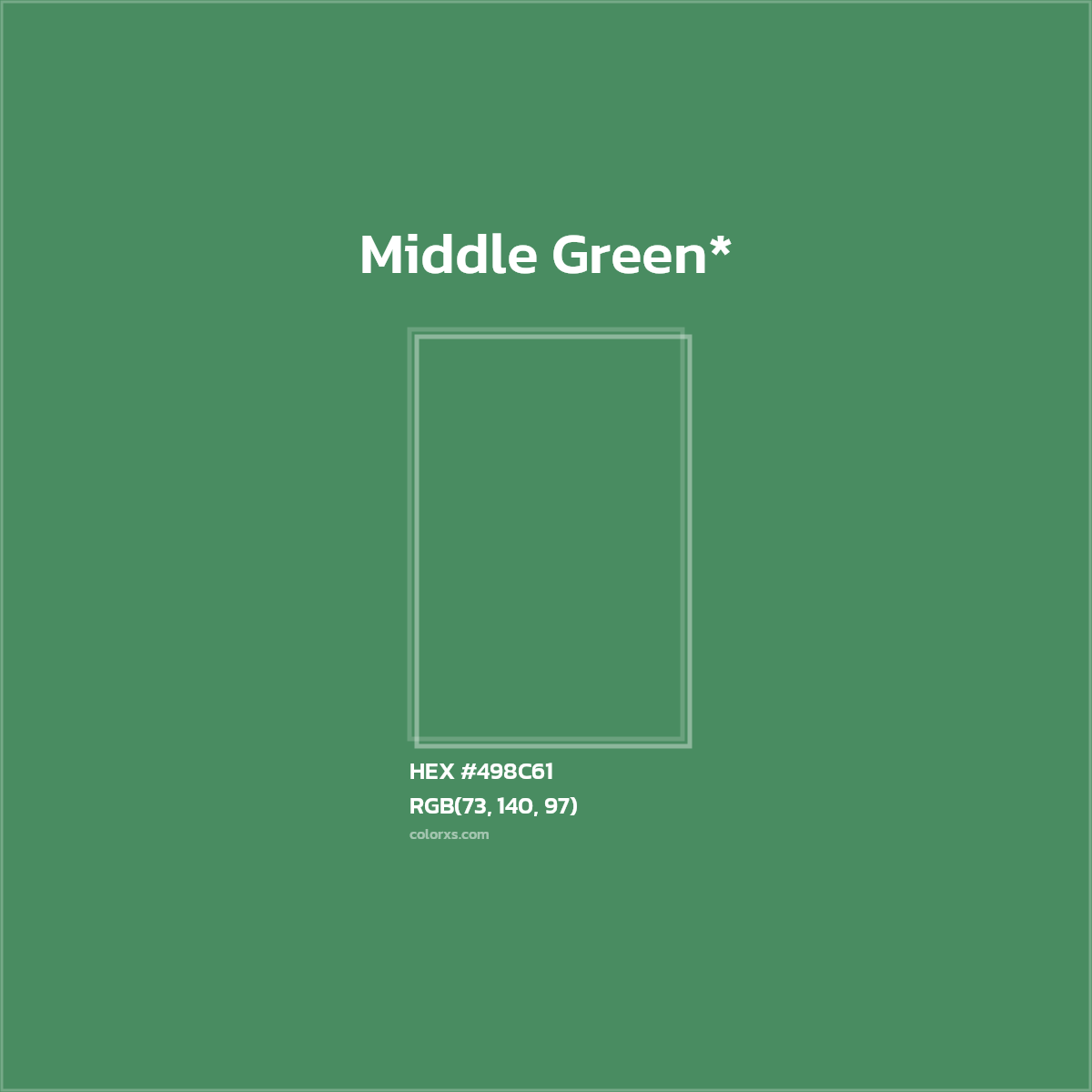 HEX #498C61 Color Name, Color Code, Palettes, Similar Paints, Images