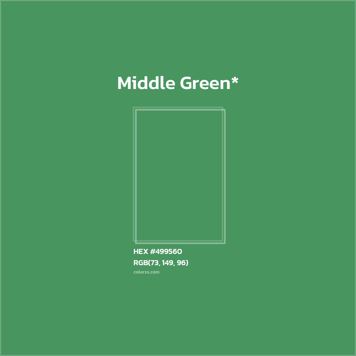 HEX #499560 Color Name, Color Code, Palettes, Similar Paints, Images