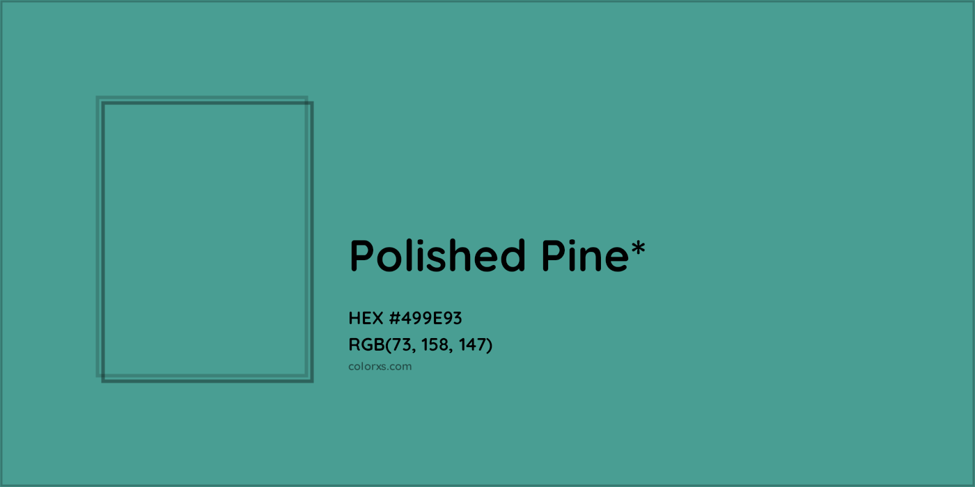 HEX #499E93 Color Name, Color Code, Palettes, Similar Paints, Images