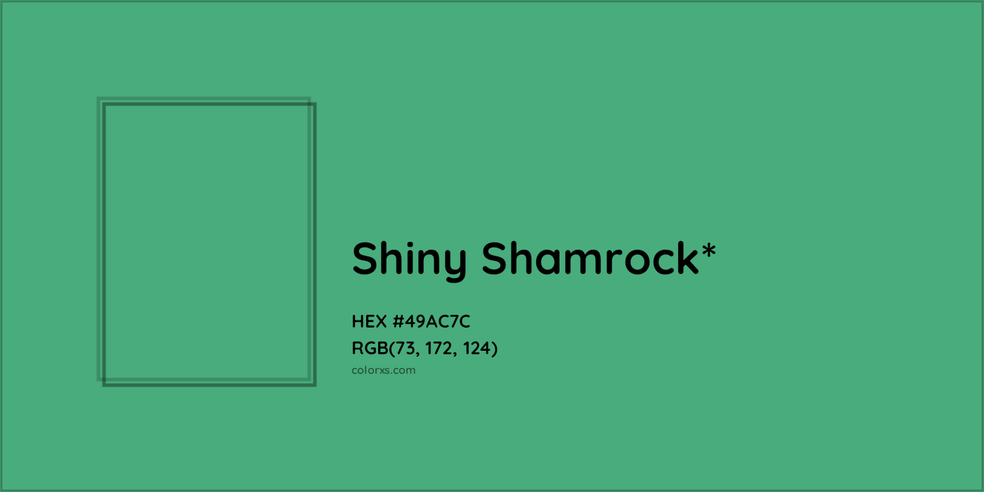HEX #49AC7C Color Name, Color Code, Palettes, Similar Paints, Images