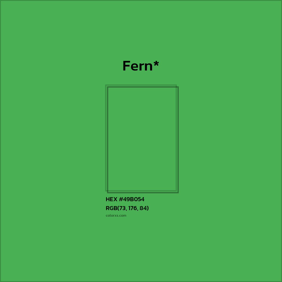 HEX #49B054 Color Name, Color Code, Palettes, Similar Paints, Images