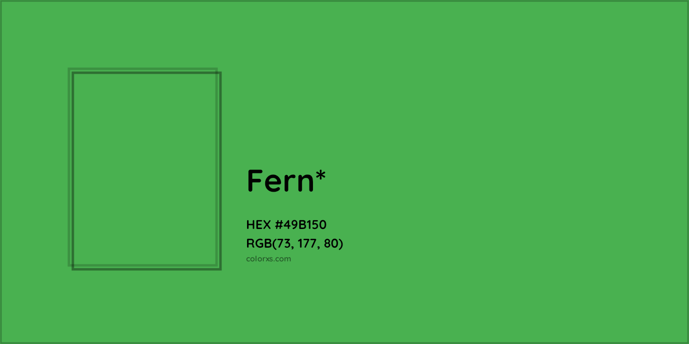 HEX #49B150 Color Name, Color Code, Palettes, Similar Paints, Images