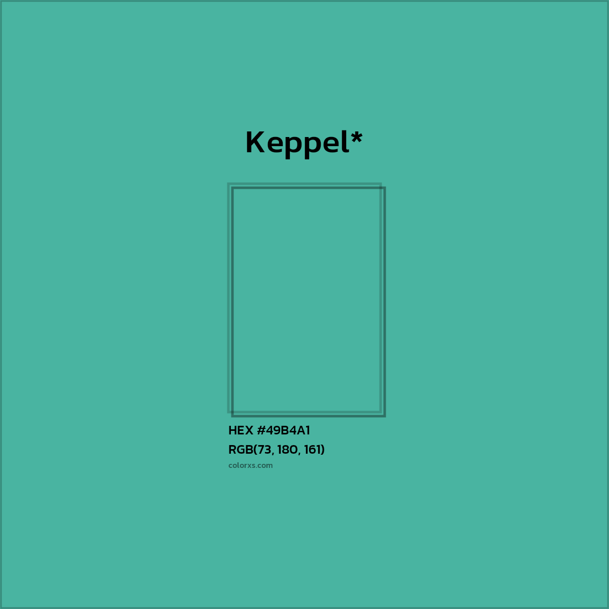 HEX #49B4A1 Color Name, Color Code, Palettes, Similar Paints, Images