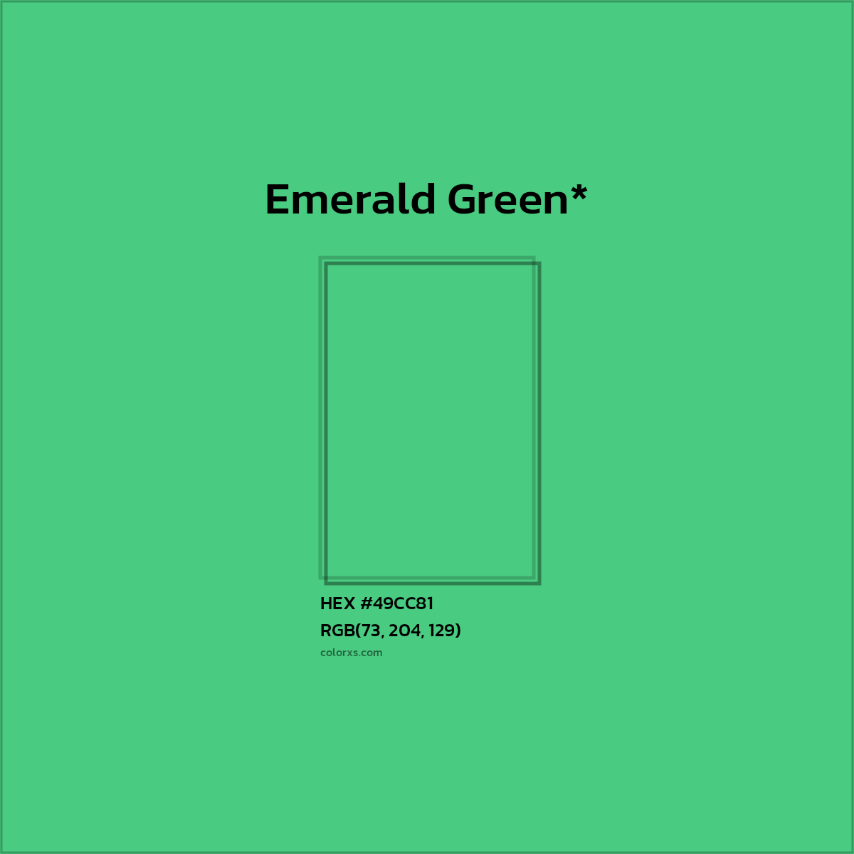 HEX #49CC81 Color Name, Color Code, Palettes, Similar Paints, Images