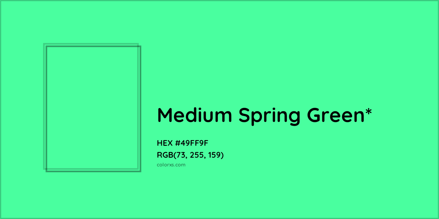 HEX #49FF9F Color Name, Color Code, Palettes, Similar Paints, Images