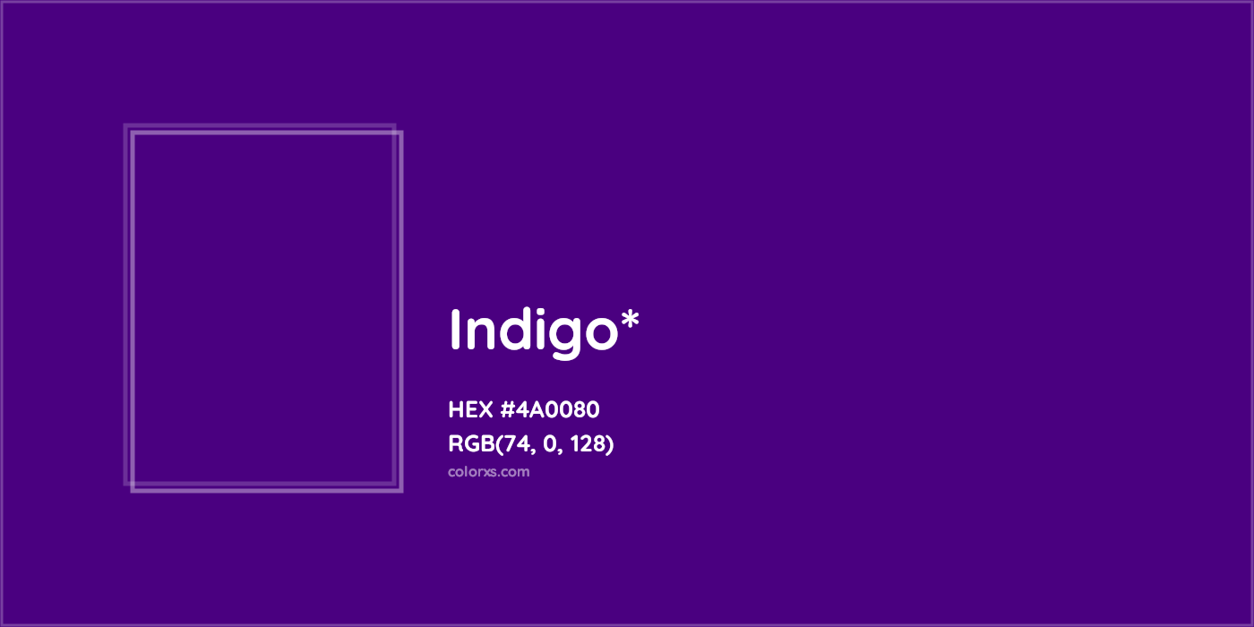 HEX #4A0080 Color Name, Color Code, Palettes, Similar Paints, Images
