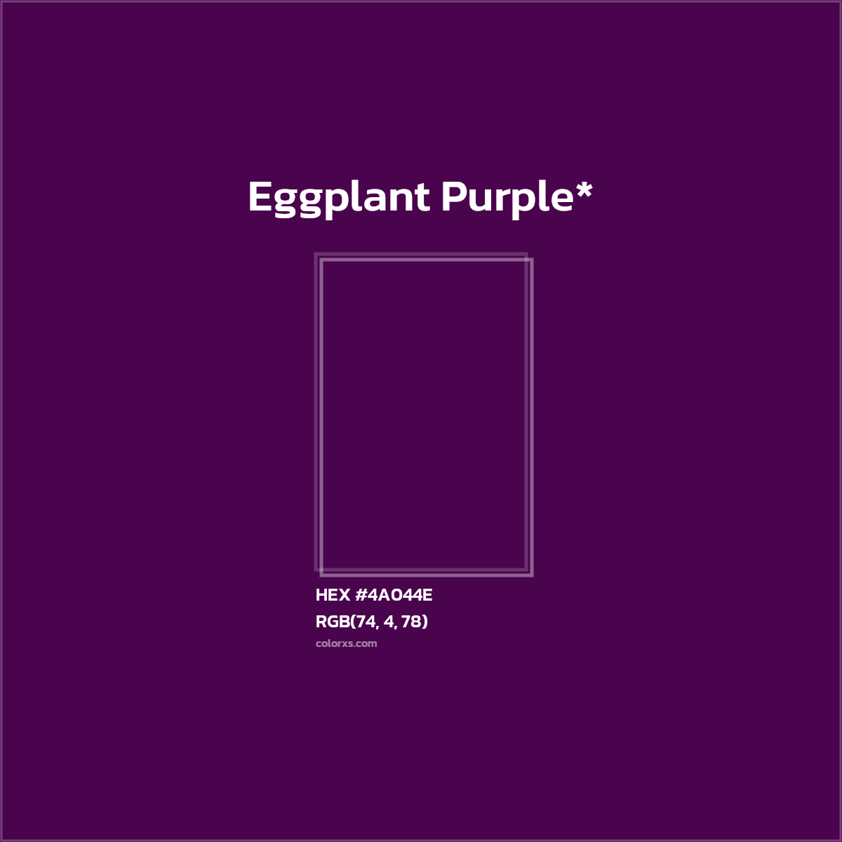 HEX #4A044E Color Name, Color Code, Palettes, Similar Paints, Images