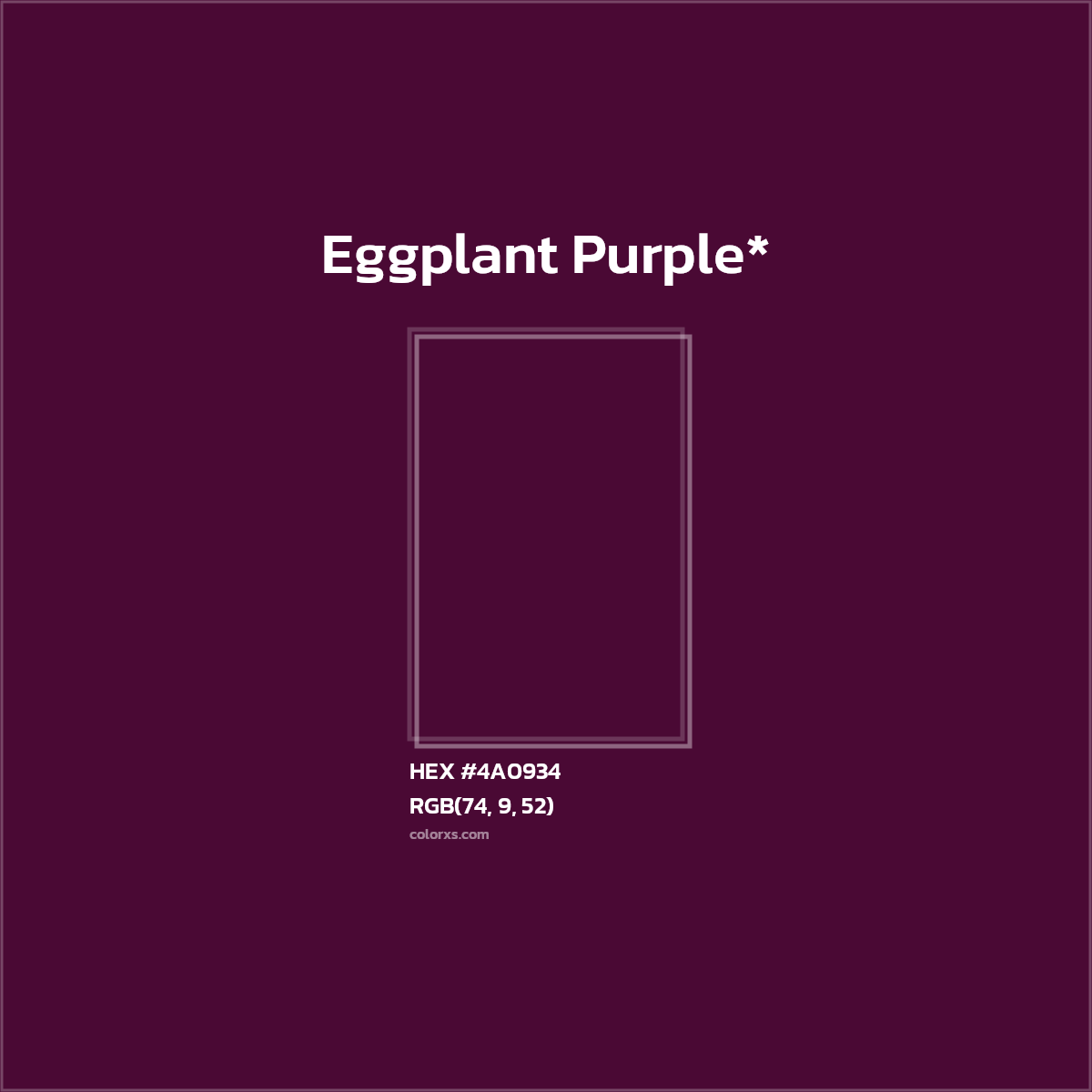 HEX #4A0934 Color Name, Color Code, Palettes, Similar Paints, Images