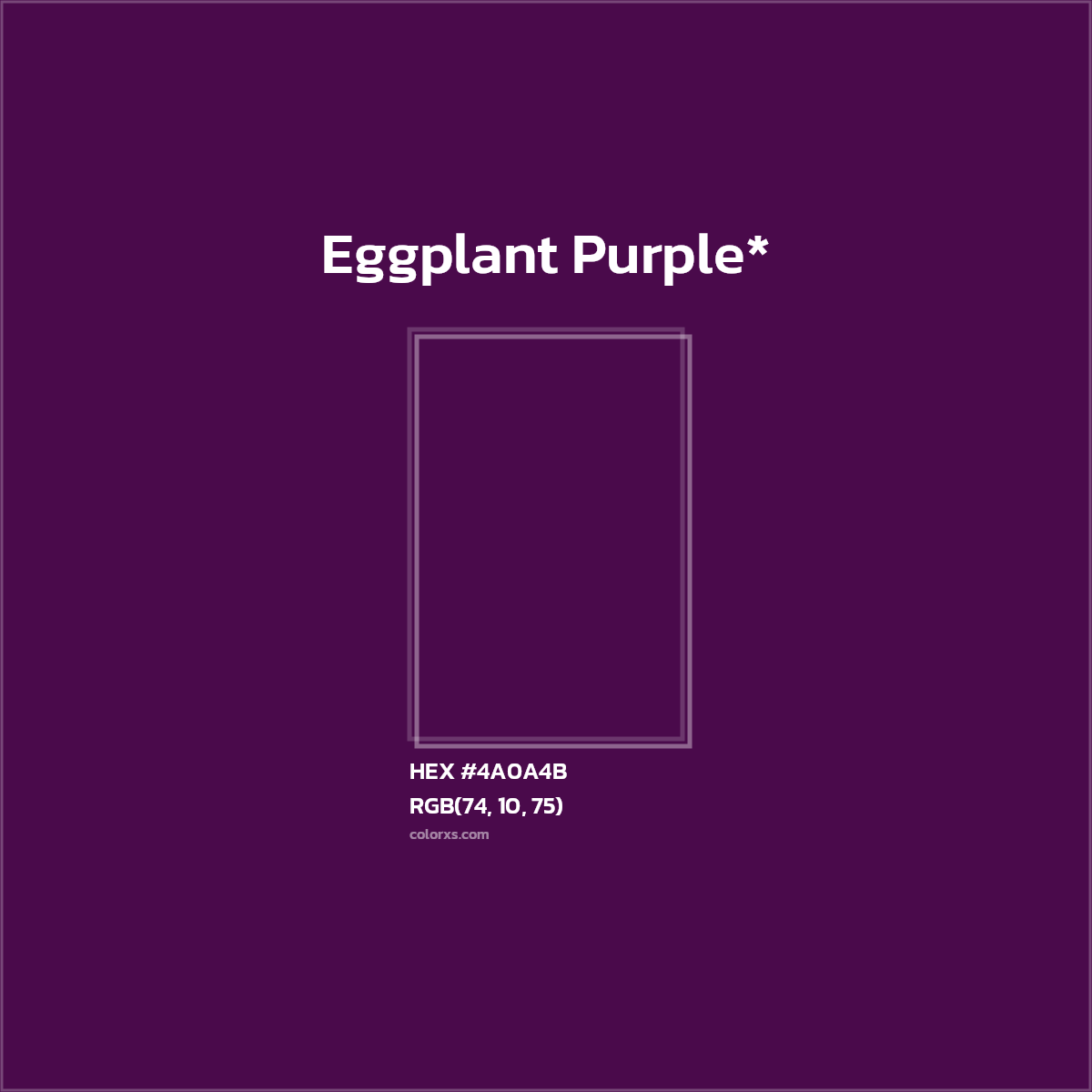 HEX #4A0A4B Color Name, Color Code, Palettes, Similar Paints, Images