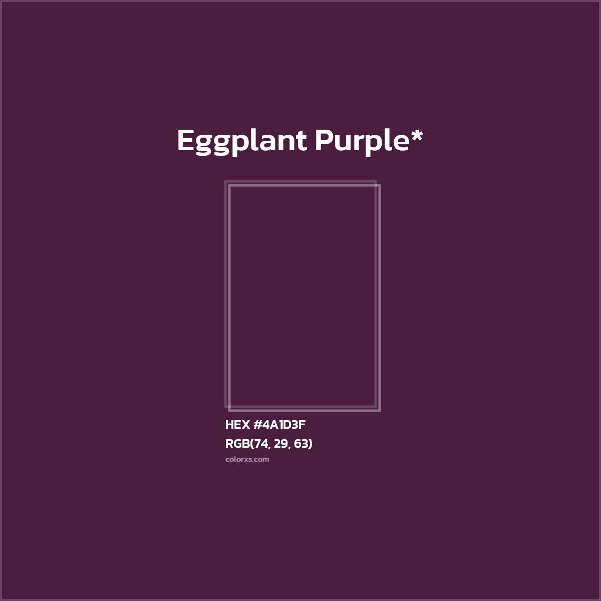 HEX #4A1D3F Color Name, Color Code, Palettes, Similar Paints, Images