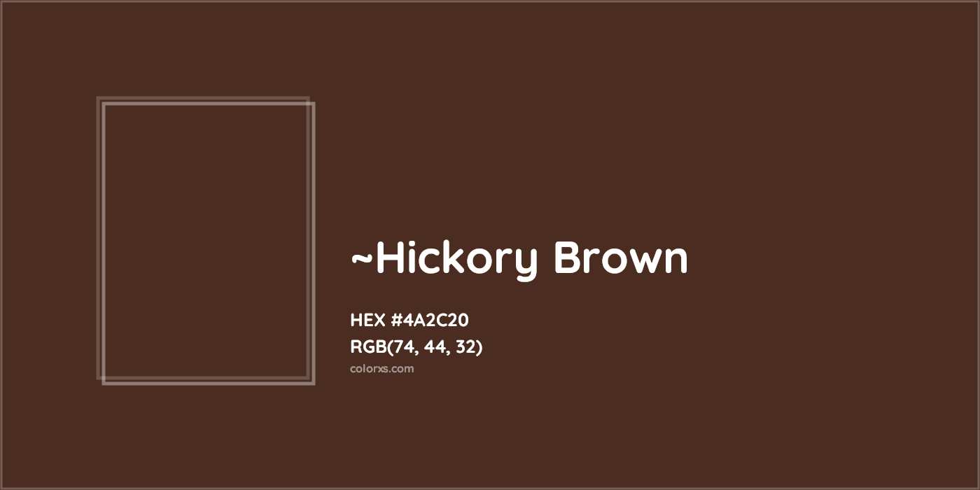 HEX #4A2C20 Color Name, Color Code, Palettes, Similar Paints, Images