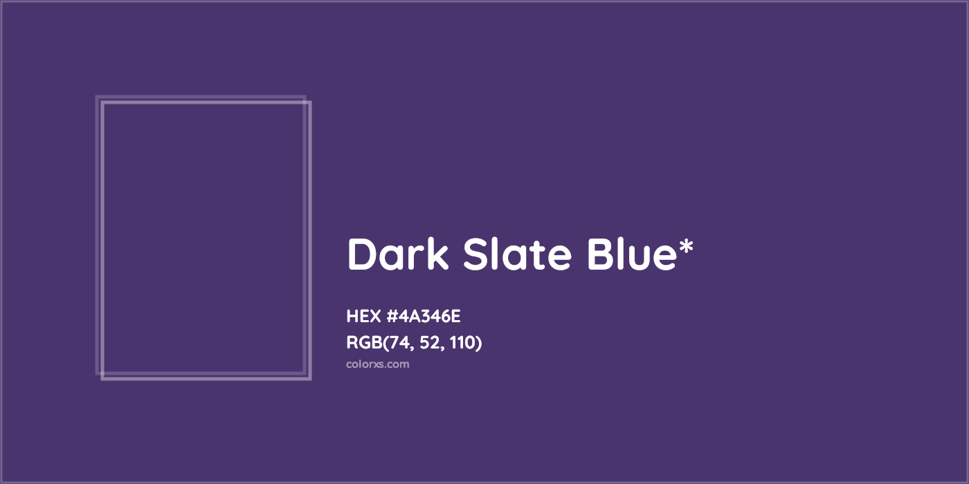 HEX #4A346E Color Name, Color Code, Palettes, Similar Paints, Images