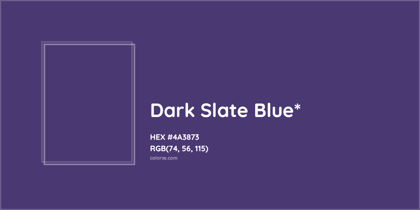 HEX #4A3873 Color Name, Color Code, Palettes, Similar Paints, Images