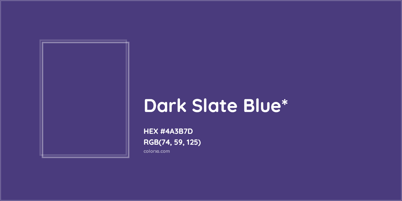 HEX #4A3B7D Color Name, Color Code, Palettes, Similar Paints, Images